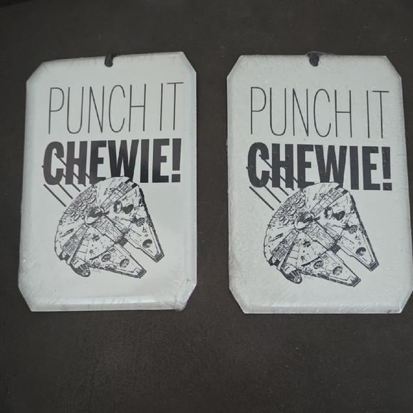 Star Wars Other - (J23) Star Wars Black and White Ornaments Set Of 2